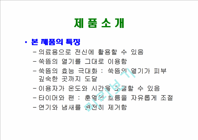 [사업계획서] 쑥뜸열기 아르테미시아 사업계획서.ppt